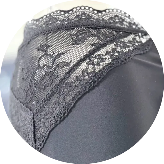 レース部分の拡大画像